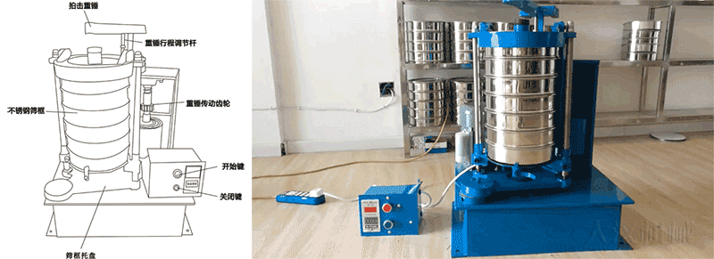 標(biāo)準(zhǔn)振篩機結(jié)構(gòu)圖