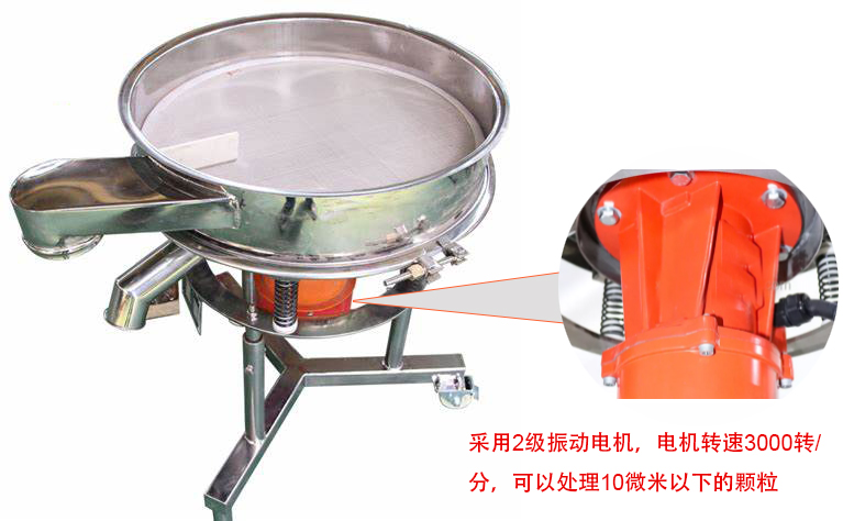 高頻篩特點：框體加高可防止漿液往外飛濺；加擋料板可加快排料，提高篩分效率